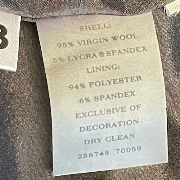 Ann Taylor Black Sleeveless Dress with Ruffle Neckline, Size 8P EUC - Picture 8 of 9